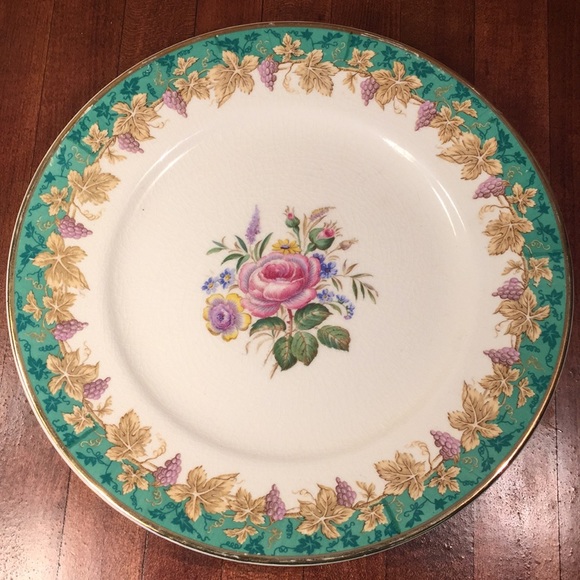 Virginia | Accents | Vintage 9 Inch Pink Rose Collectors Plate | Poshmark